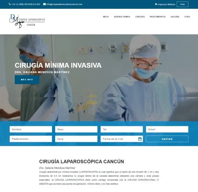 Páginas Web CDMX México